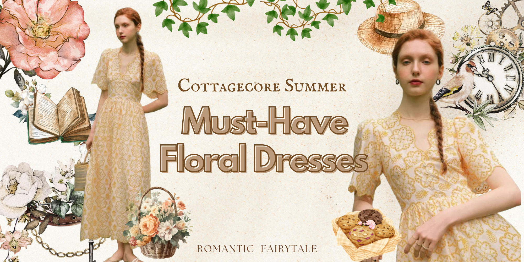 Cottagecore Summer : 7 Must-Have Floral Dresses
