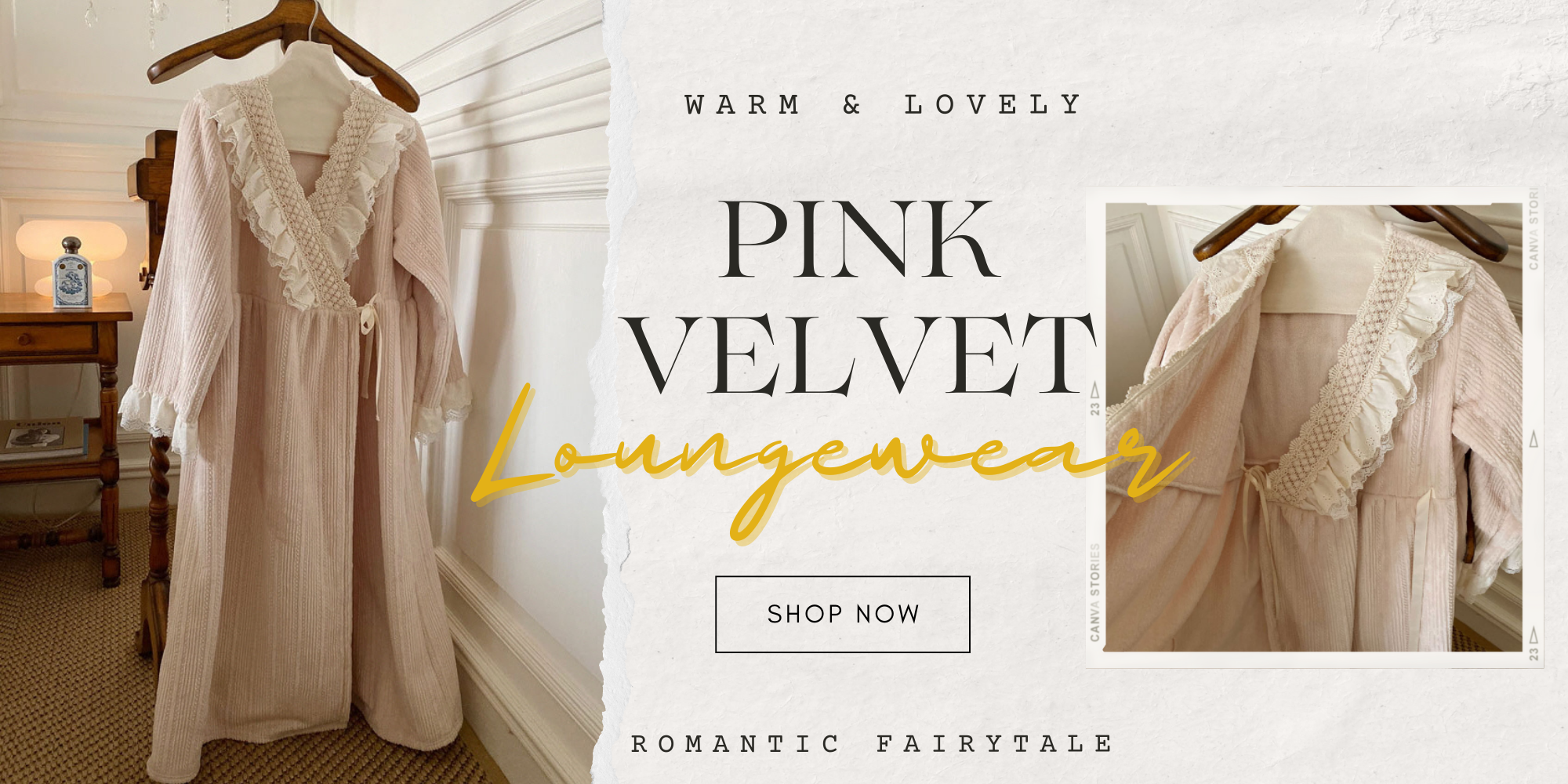 The Velvet Collection: Warm & Lovely Pink Loungewear for Winter