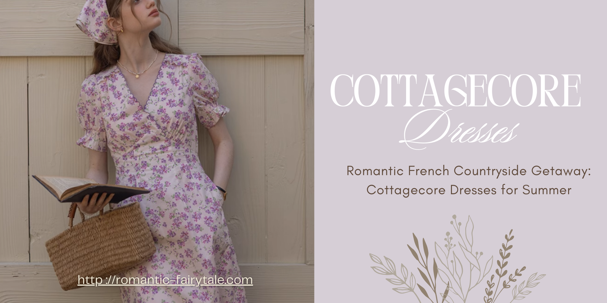 Romantic French Countryside Getaway: Cottagecore Dresses for Summer