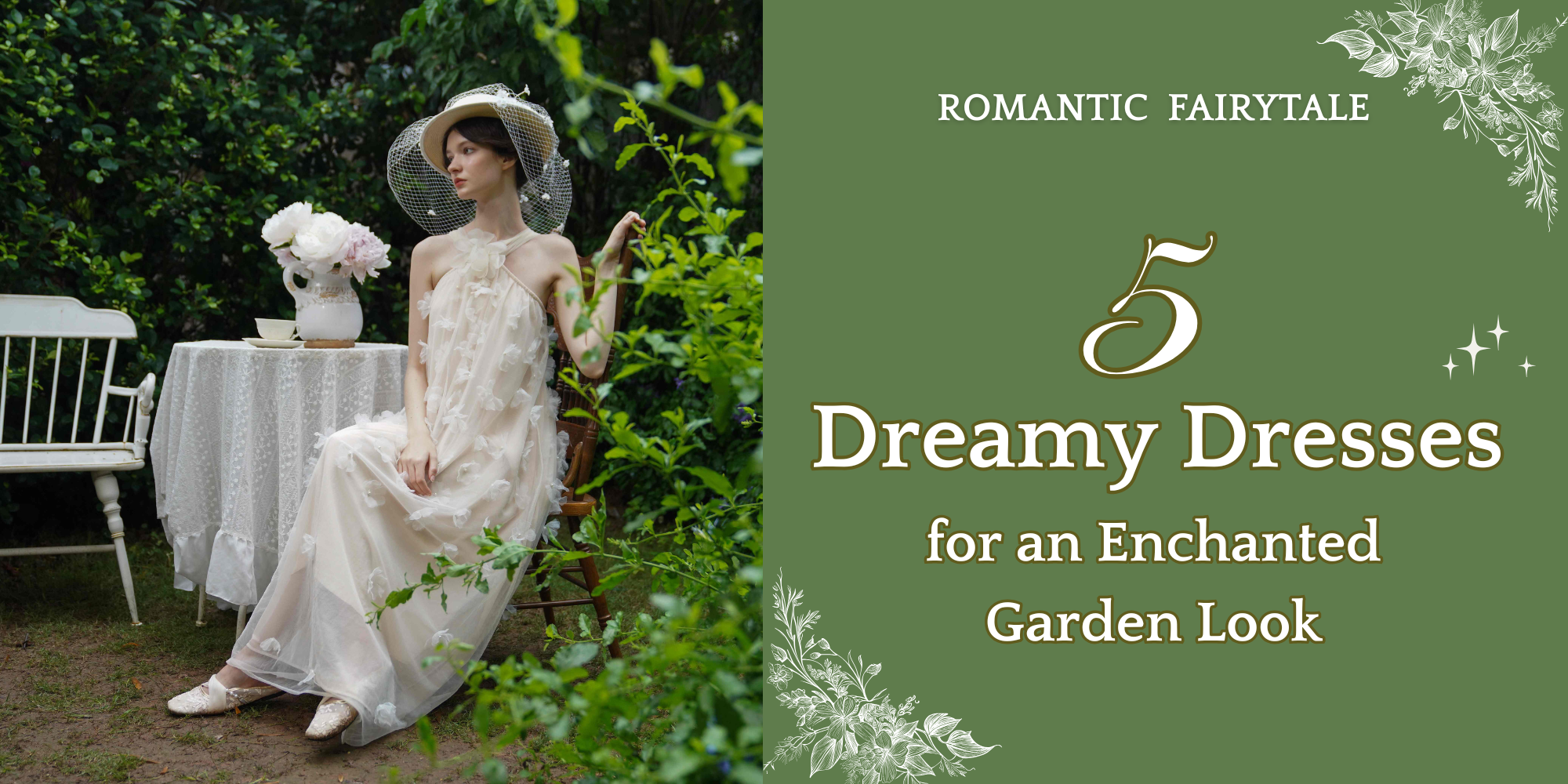 A Midsummer Fairytale: 5 Dreamy Dresses for an Enchanted Garden Look
