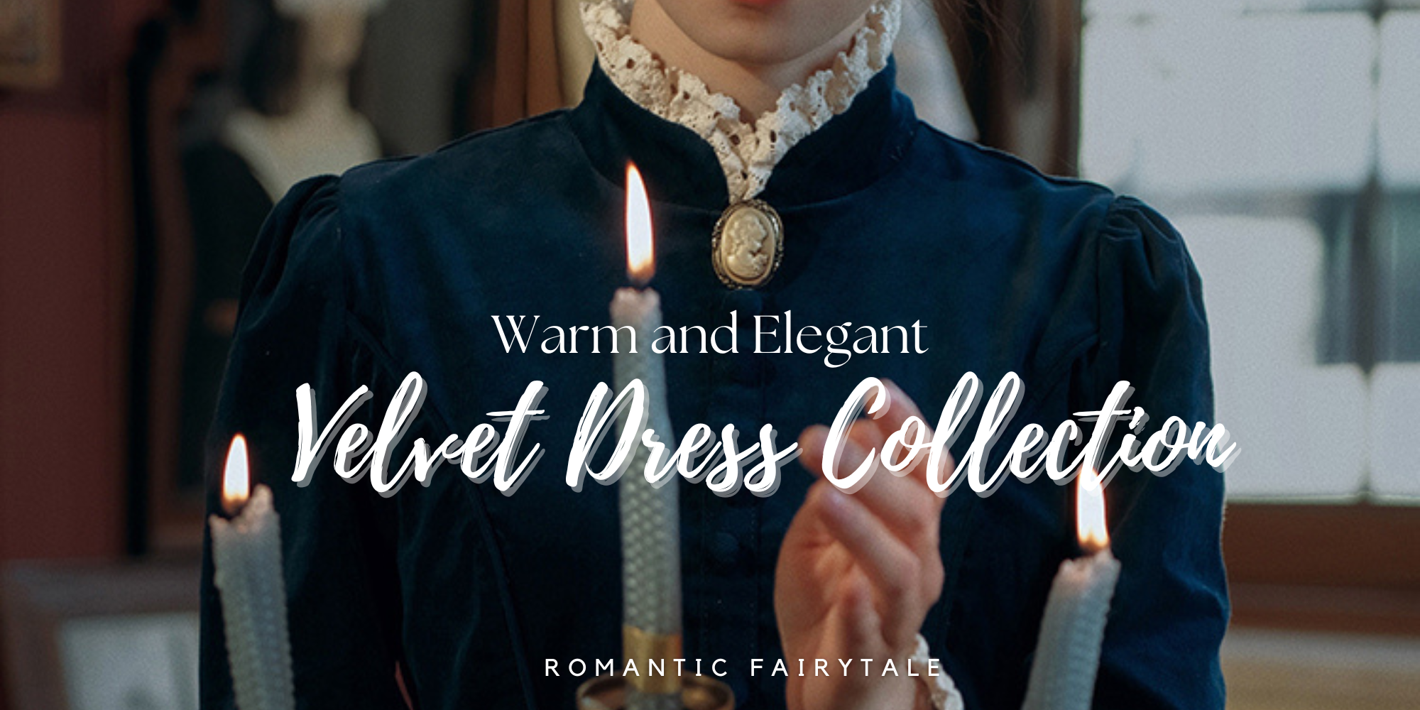 Into a Winter Fairytale: Warm and Elegant Velvet Dress Collection