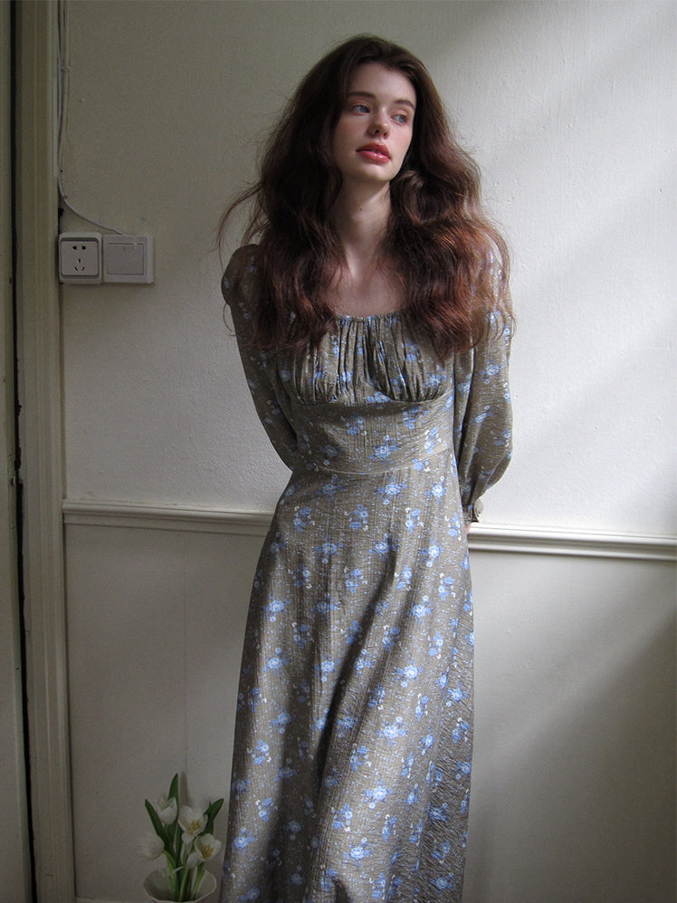 Moonlit Meadow Floral Dress