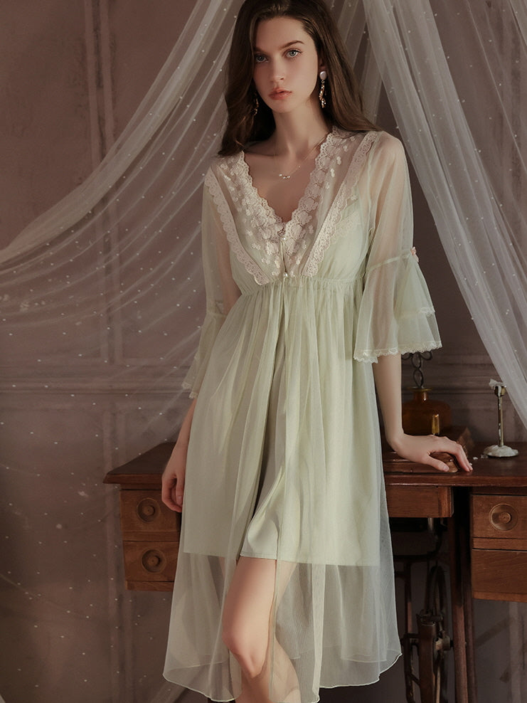 Sophia's Royal Lace Nightdress