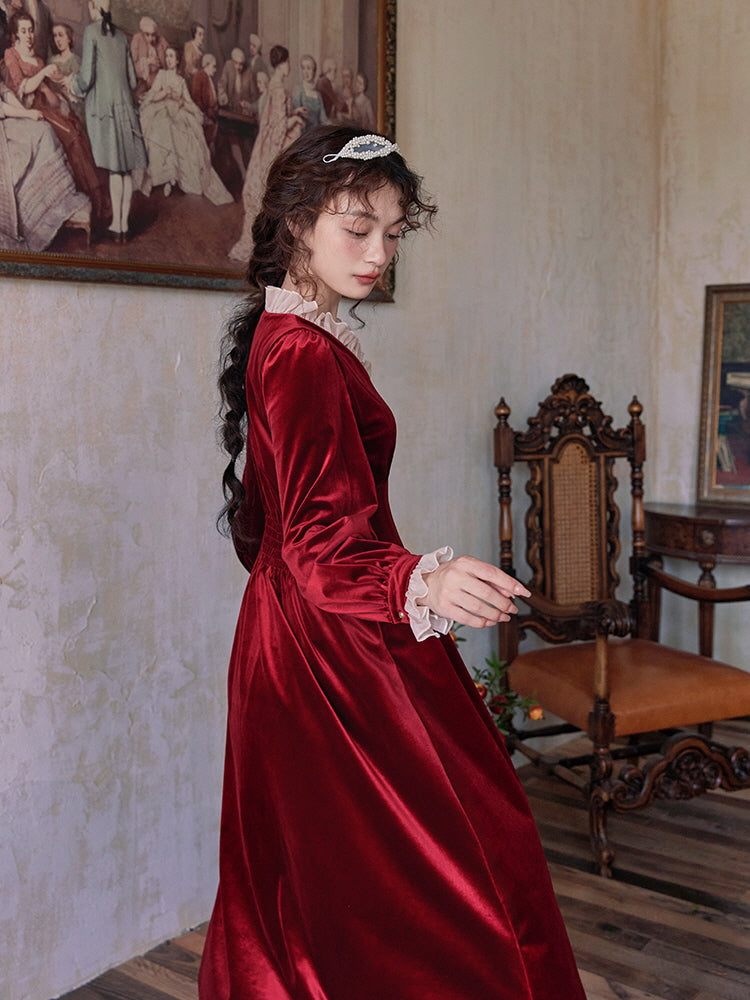 Scarlet Red Velvet Dream Dress