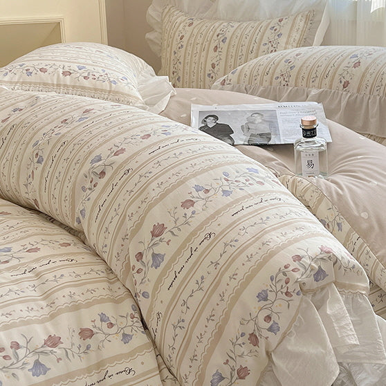 Spring Cotton Princess Style Bedding Set