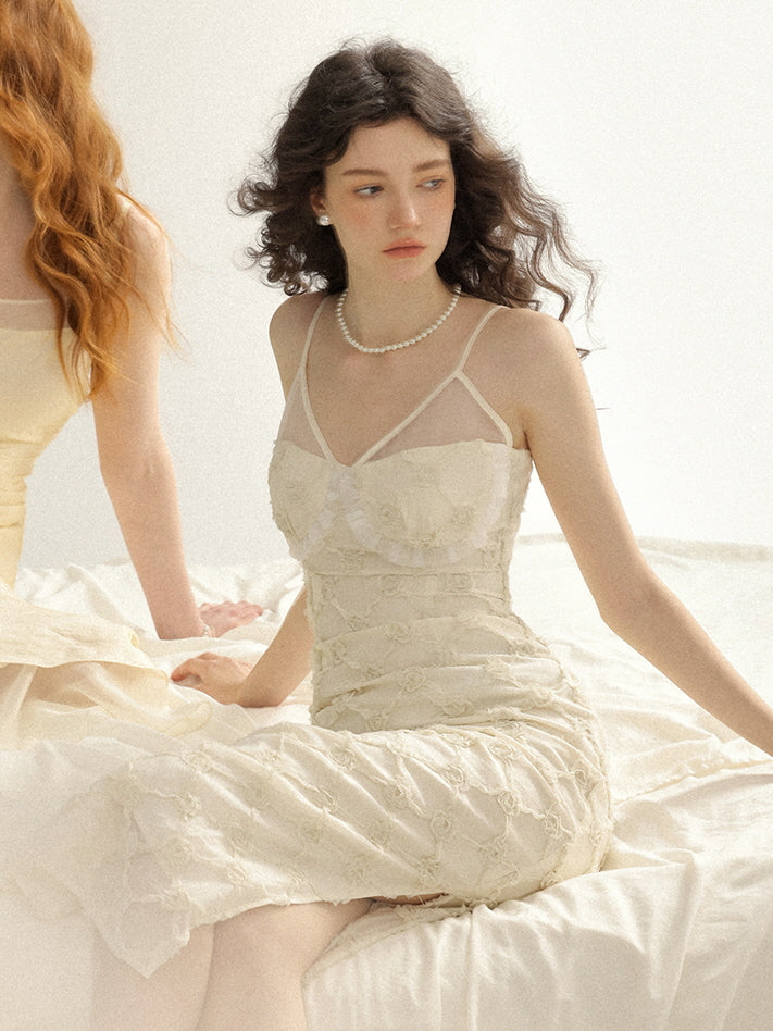 Ethereal Floral Lace Fairy Dress