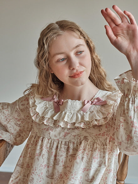 Enchanted Woodland Lace Nightgown