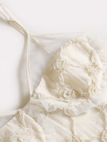 Ethereal Floral Lace Fairy Dress