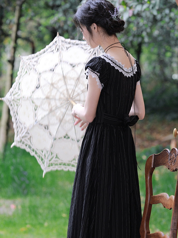 Victoria's Retro Black Elegance Dress