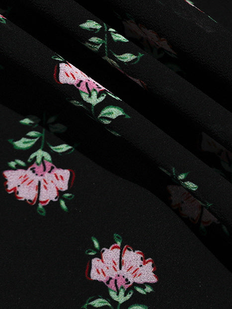 Midnight Rose Vintage Blouse