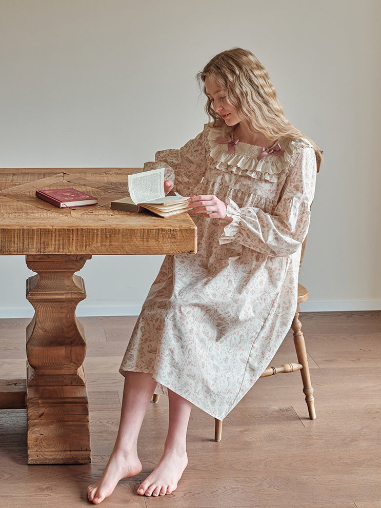 Enchanted Woodland Lace Nightgown