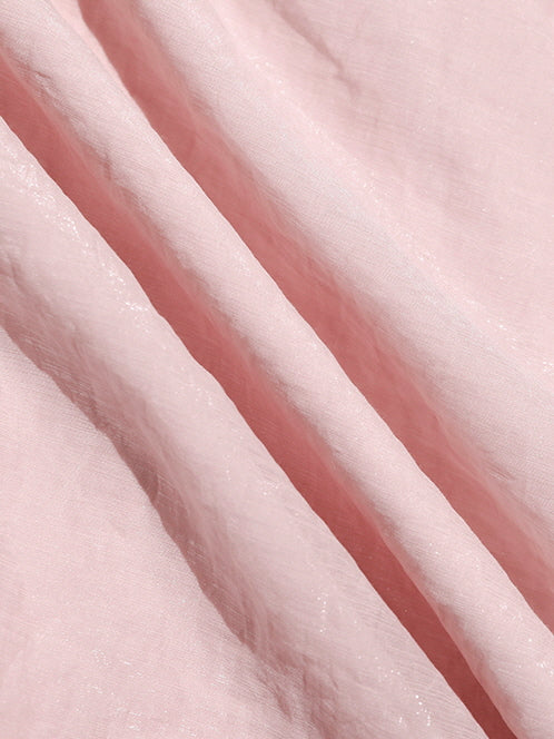 Ethereal Blush Draped Gown