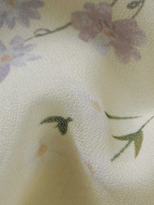 Fairy Garden Lace Trim Floral Dress