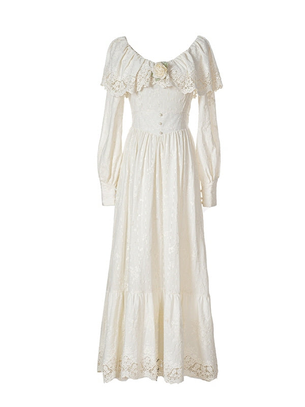 Ivory Garden Elegance Dress