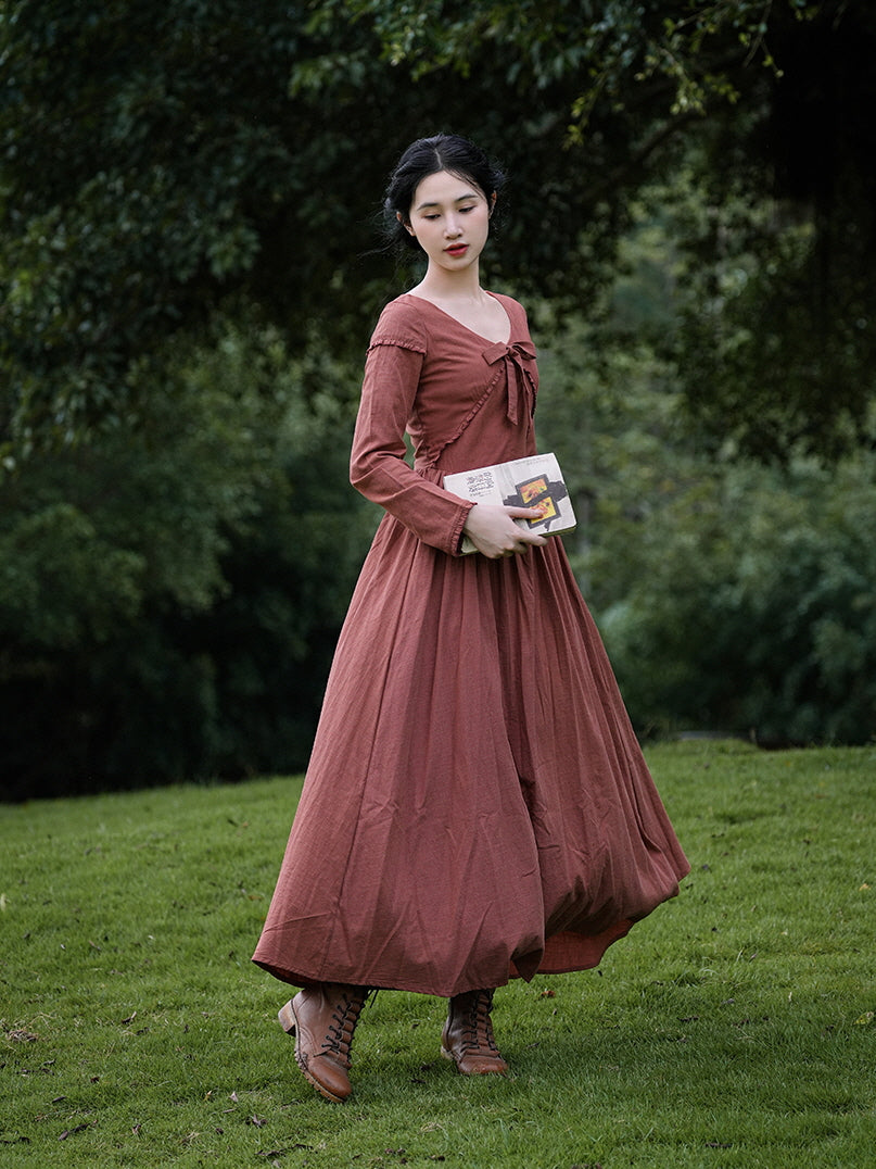 Rosalind's Red Ribbon Whimsy Dress