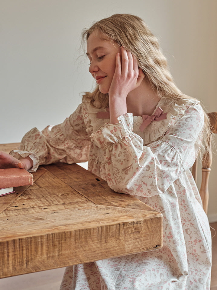 Enchanted Woodland Lace Nightgown