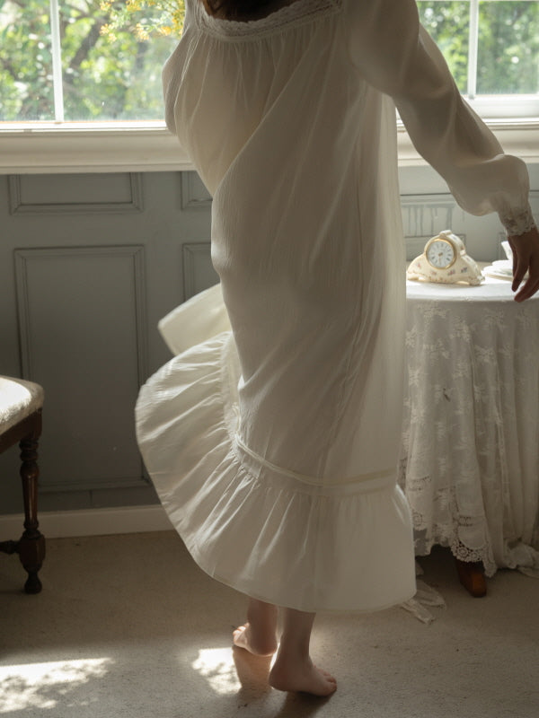 Pearl Lace Vintage Nightgown