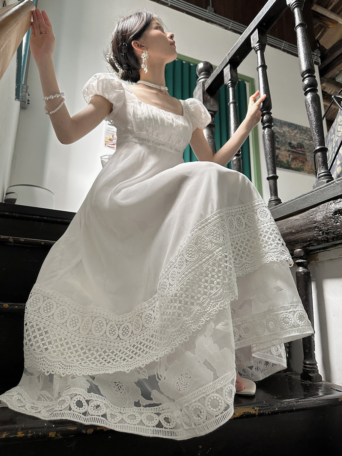Enchanted White Princess Dress White / XL