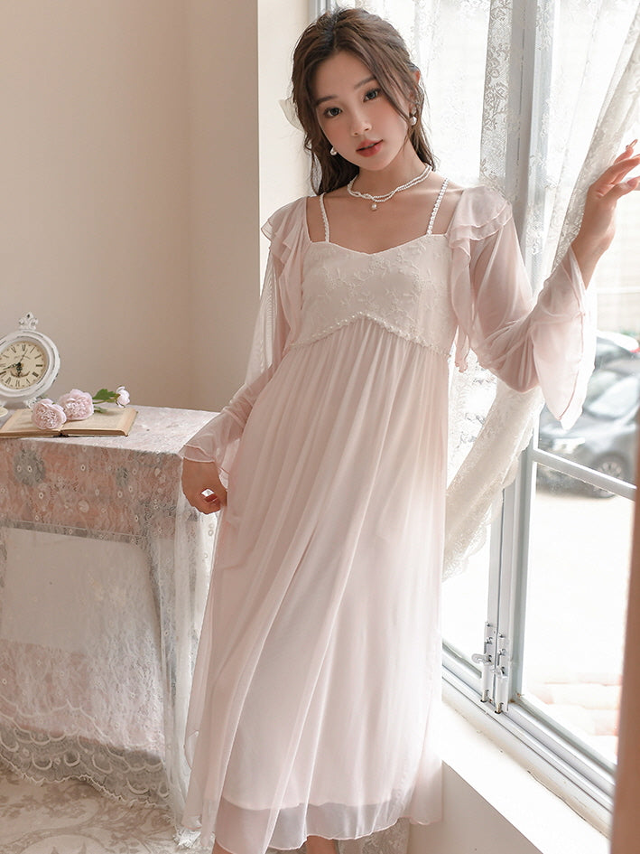 Ethereal Elegance Romantic Nightgown