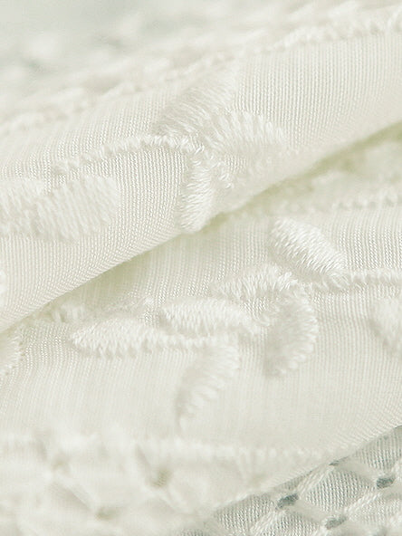 Romantic Lace-Trimmed Ruffle Blouse