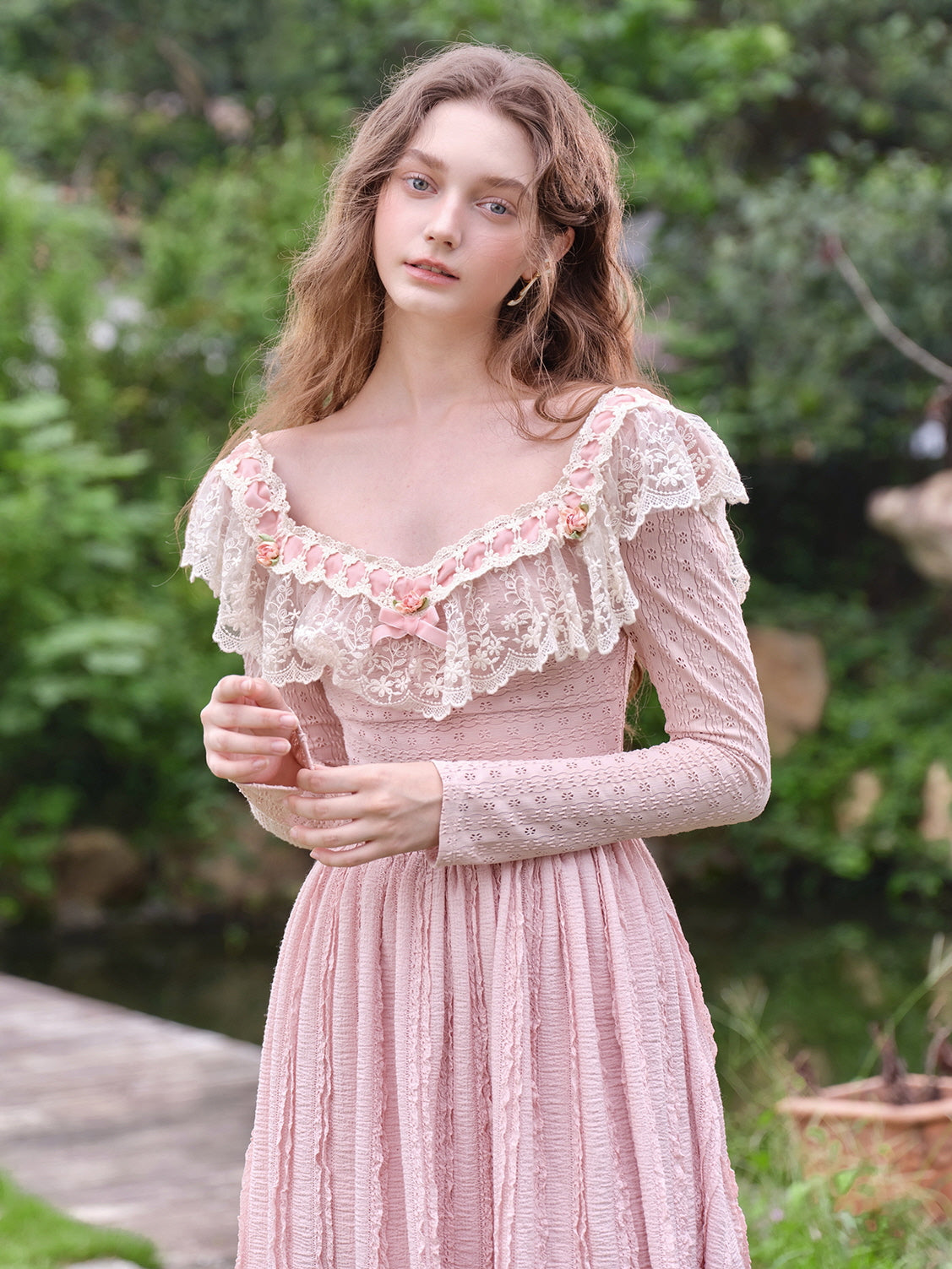 chinese dress ladies Milly Garden Lace Sleeveless Mini in Lilac main image 1