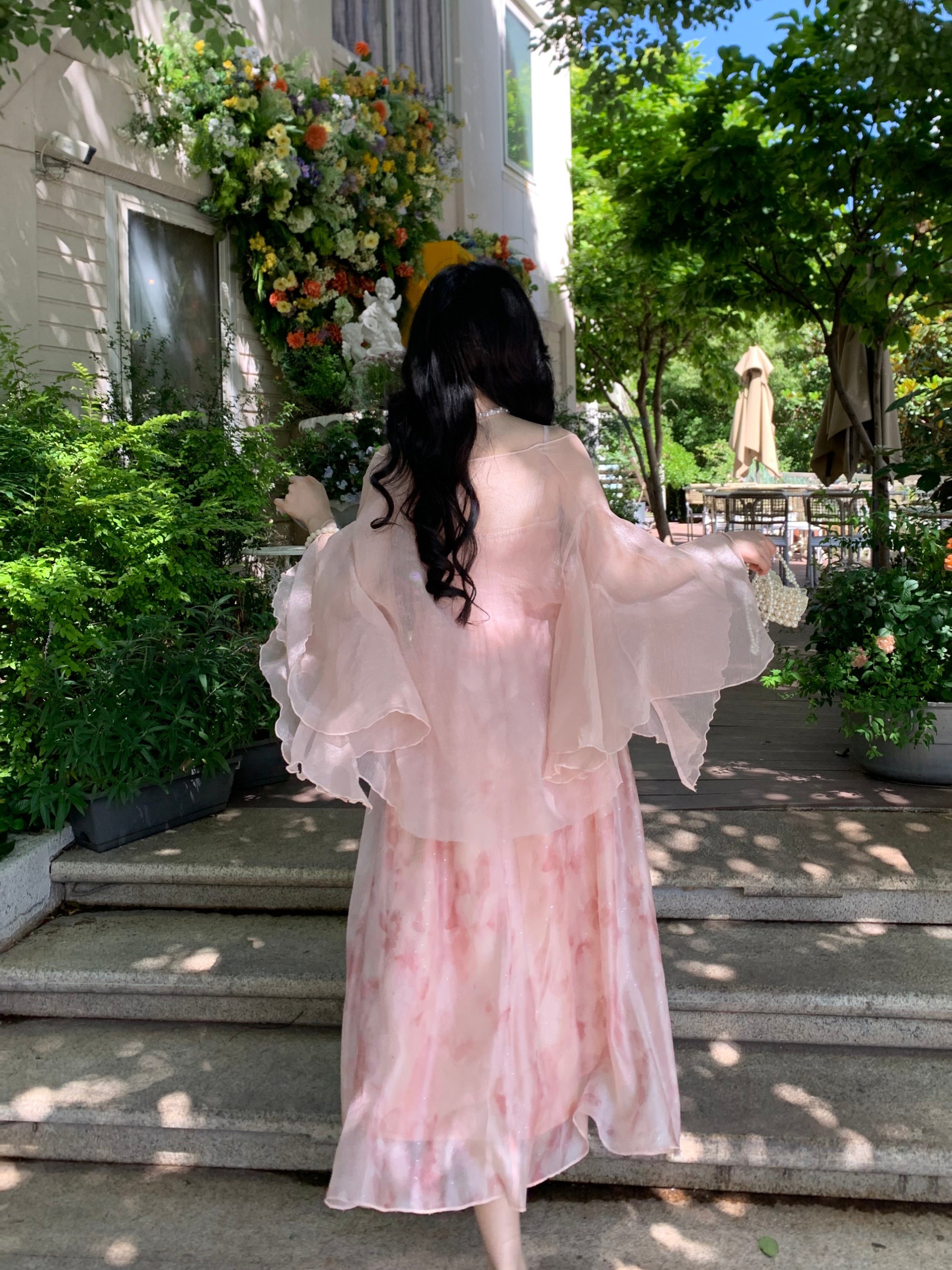 Enchanted Garden Fairy Pink Dress