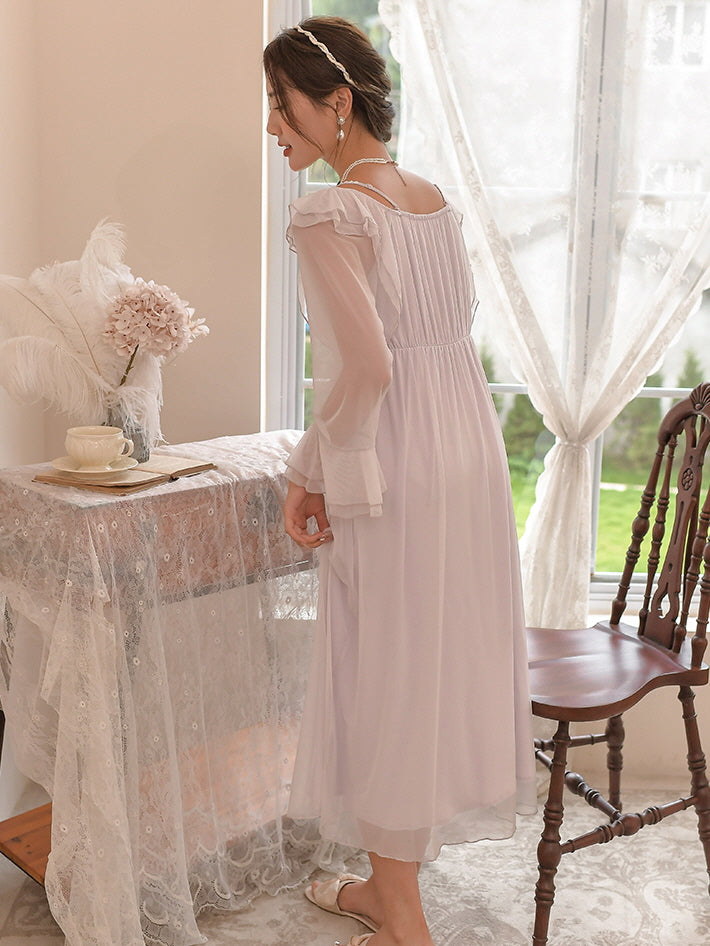 Ethereal Elegance Romantic Nightgown