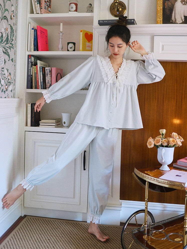Vintage Dream Lace Pajama Set