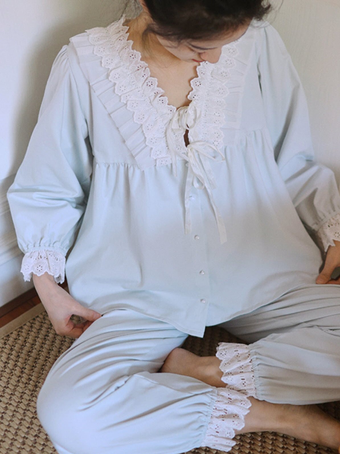 Vintage Dream Lace Pajama Set