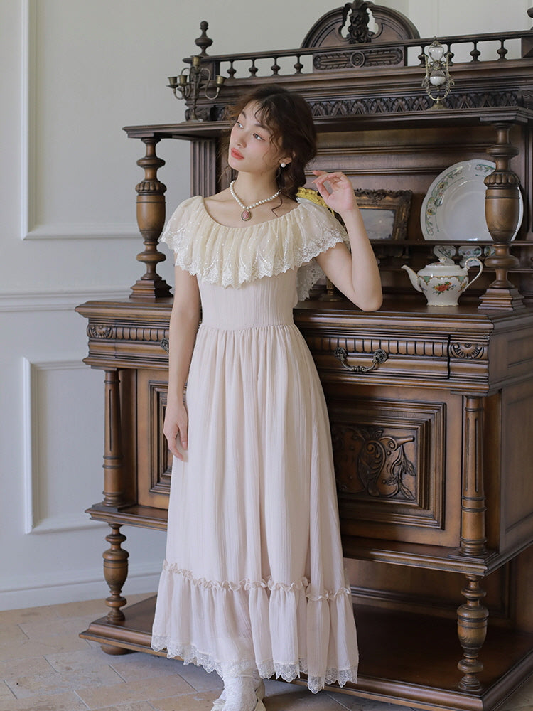 Light Pink Princess Vintage Dress