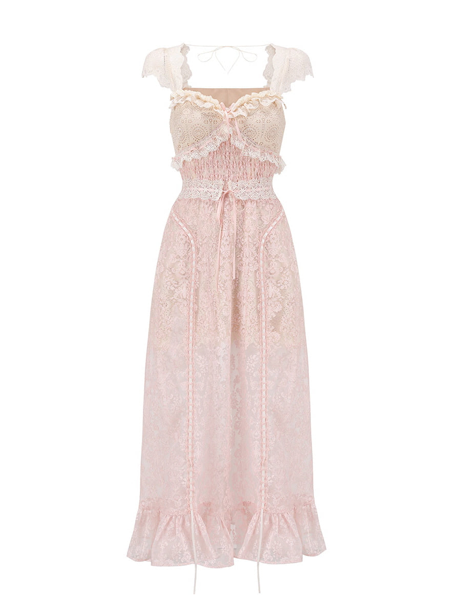 Ethereal Lace Princess Dress