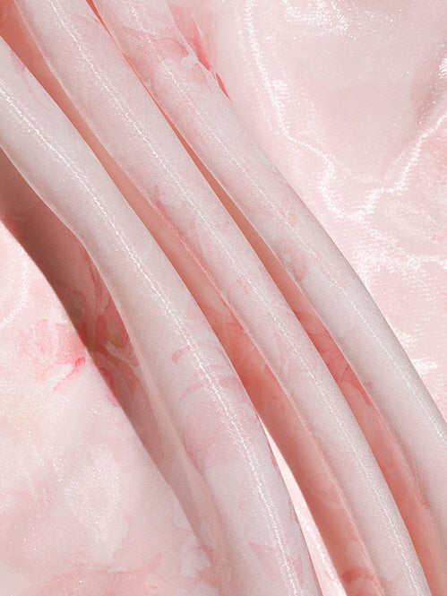 Emmeline Pink Floral Maxi Dress