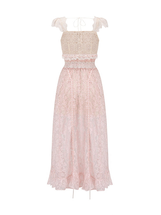 Ethereal Lace Princess Dress