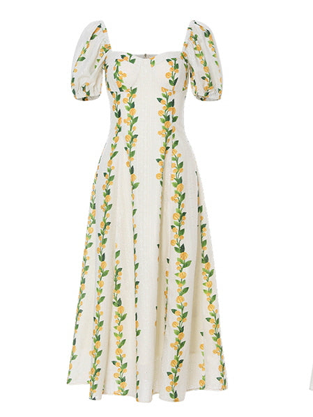 Daisy's Summer Cottage Floral Dress