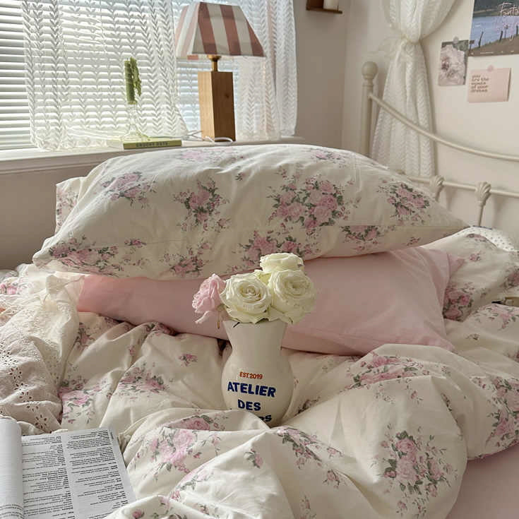 Blossom Pink Reverie Bedding Set