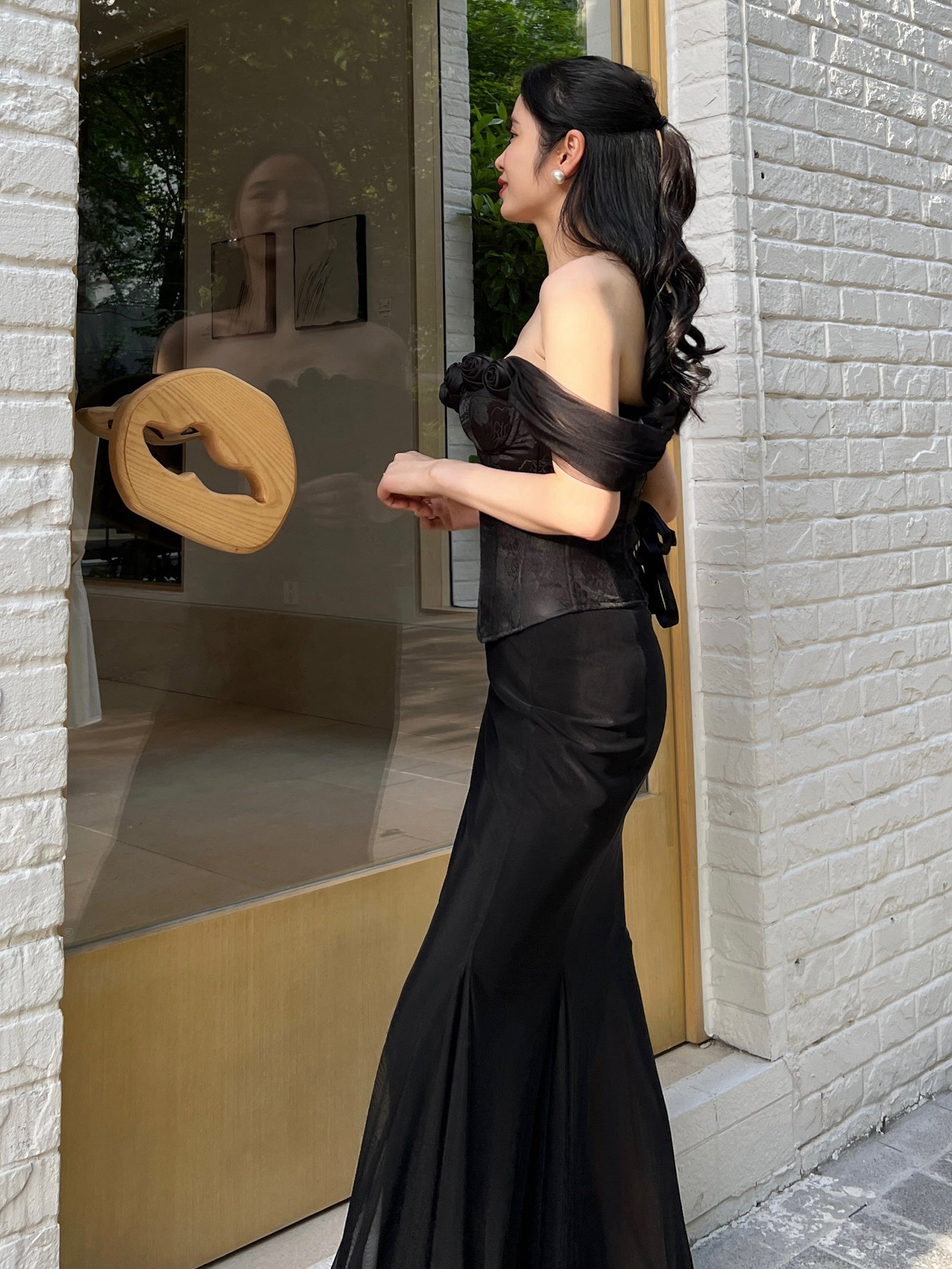 Vintage Rose Elegant Corset Top