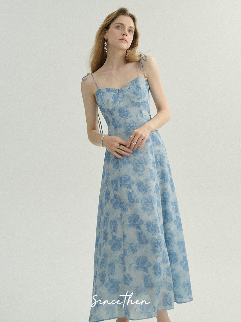 Enchanted Blue Rose Fairy Dress