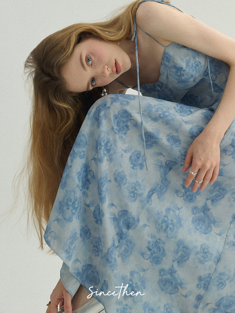 Enchanted Blue Rose Fairy Dress