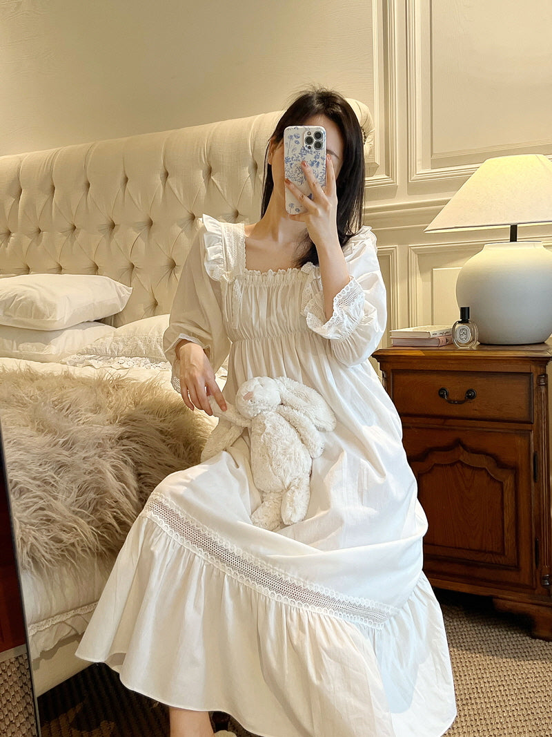 Vintage Princess Cotton Nightgown