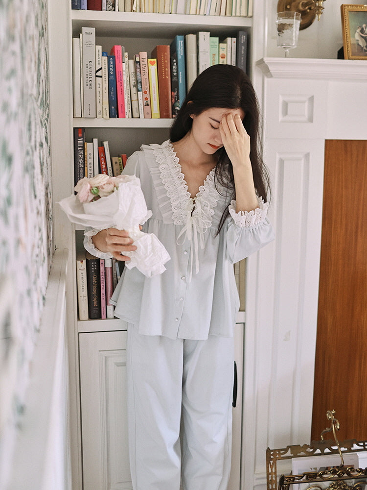 Vintage Dream Lace Pajama Set