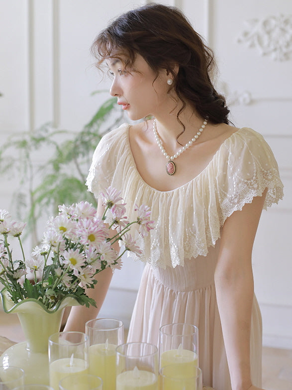 Light Pink Princess Vintage Dress