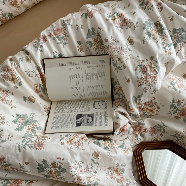 Rustic Floral Serenity Bedspread Set