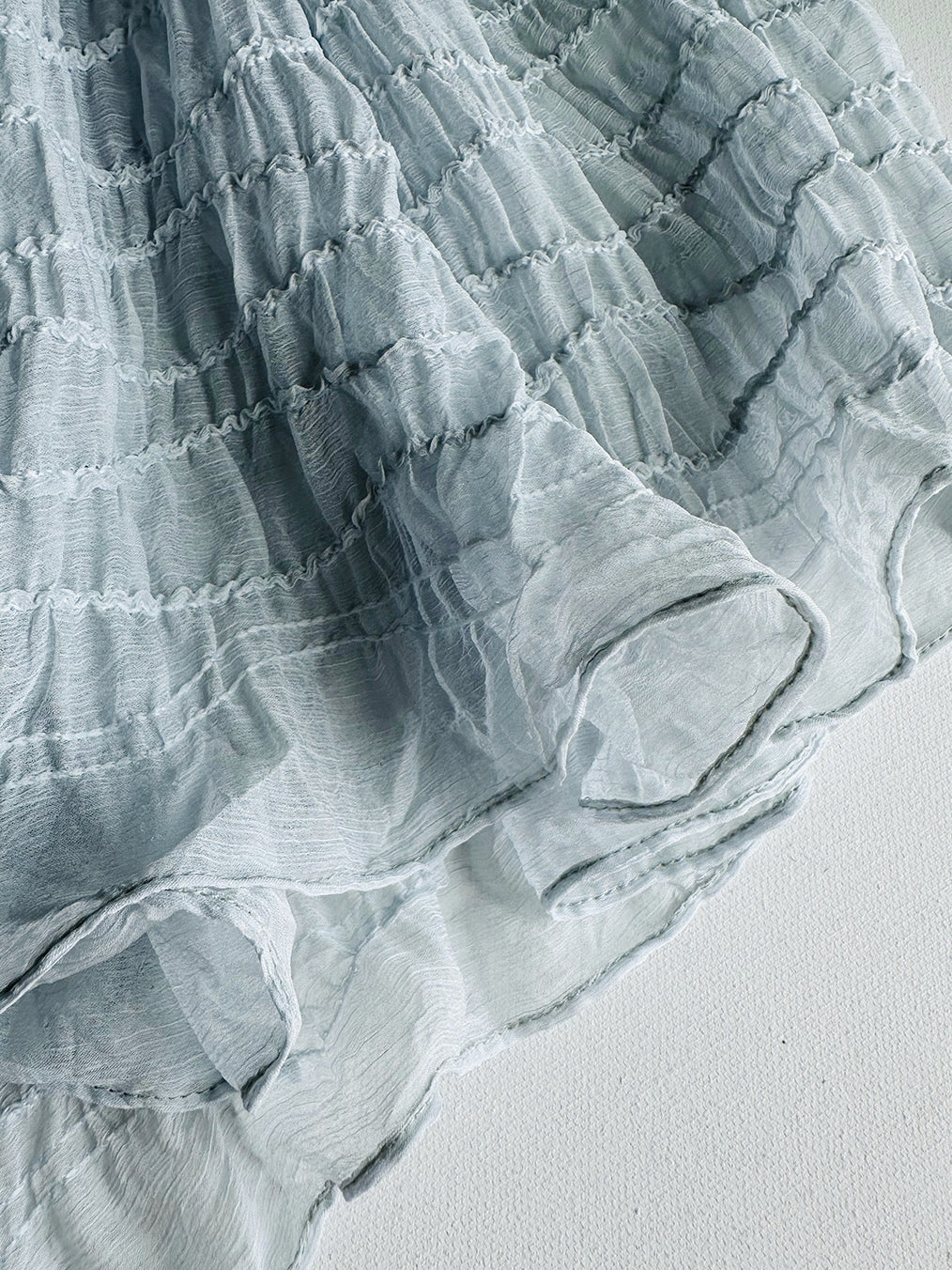 Ethereal Blue-Grey Fairy Dress