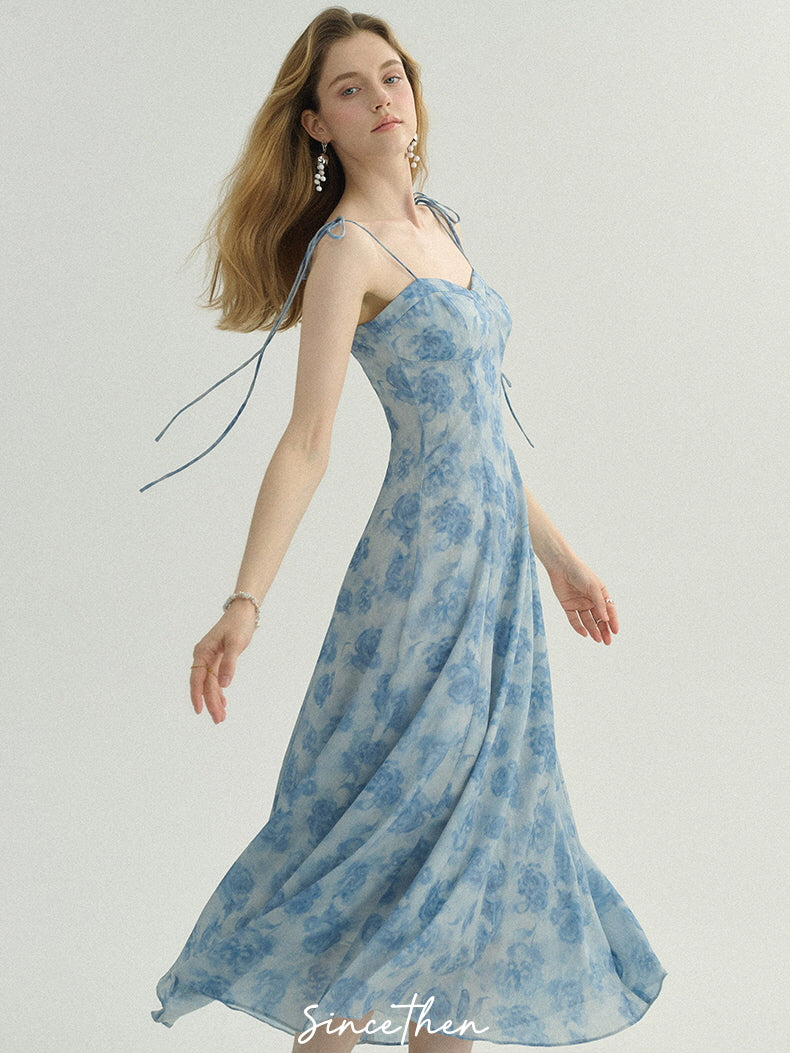 Enchanted Blue Rose Fairy Dress