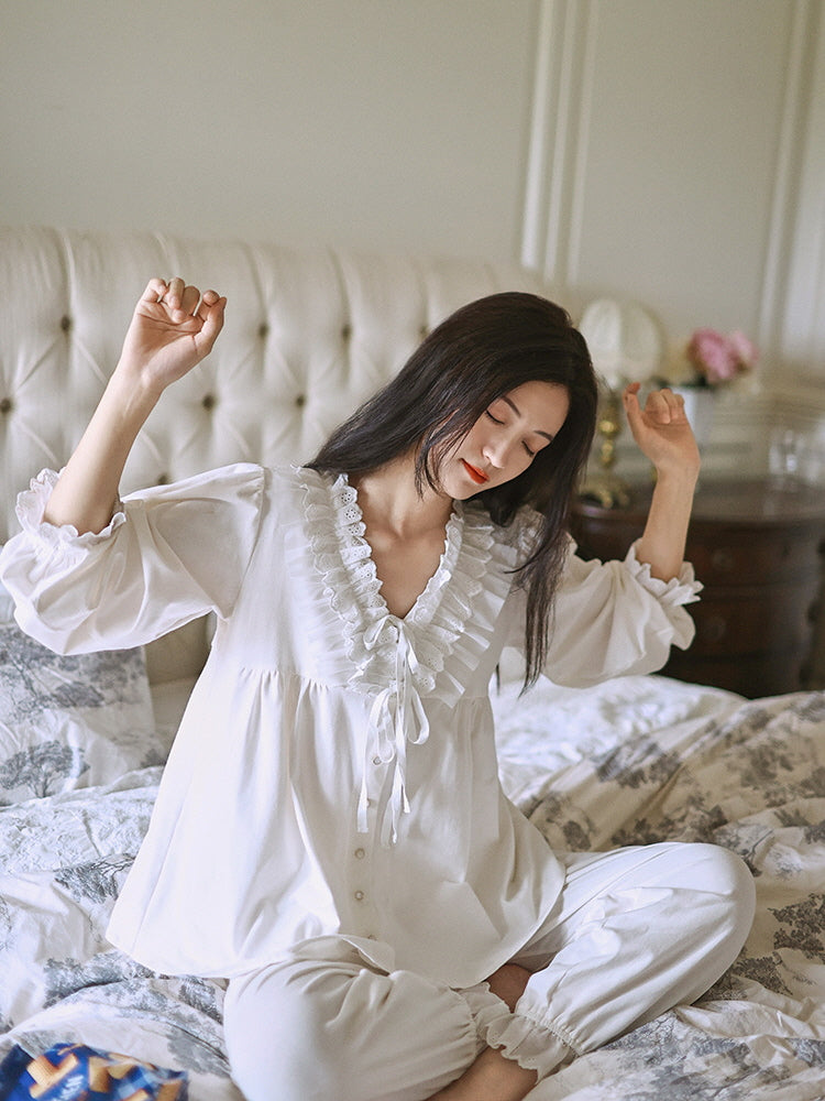 Vintage Dream Lace Pajama Set