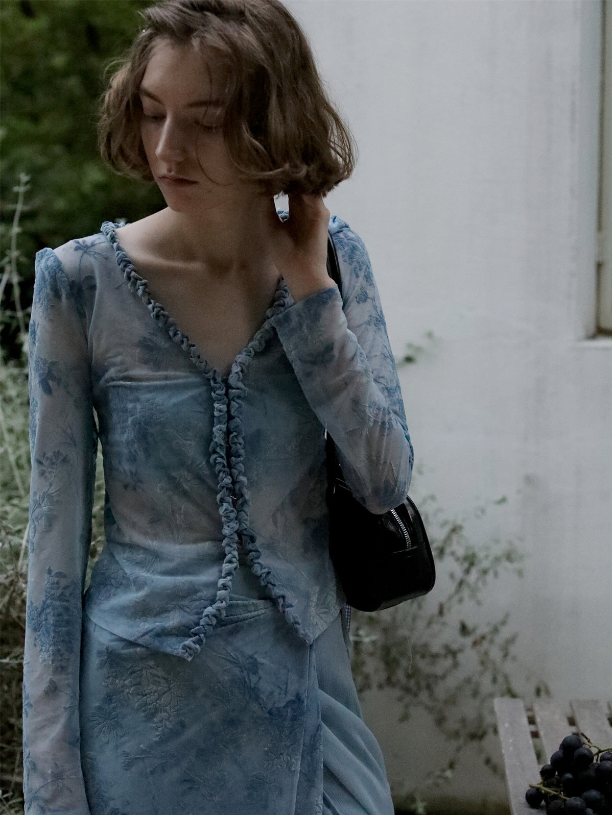 Ethereal Flora Wrap Skirt