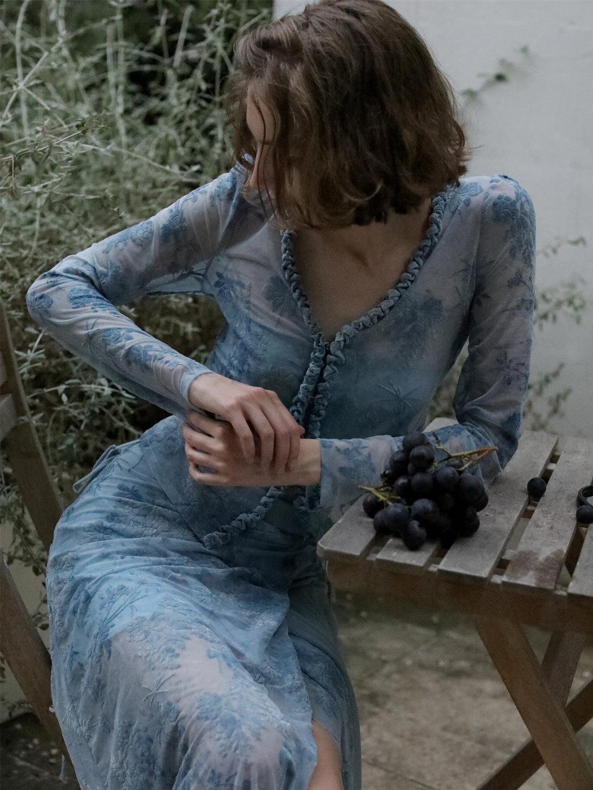 Ethereal Flora Wrap Skirt