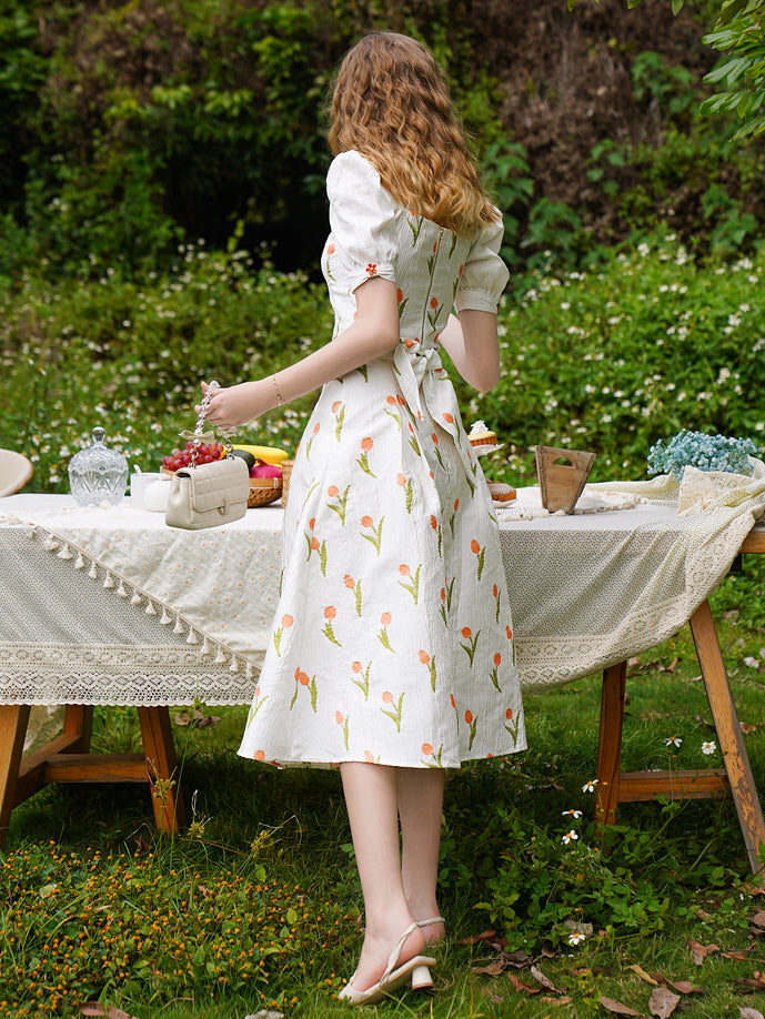 Floral Meadow Cottagecore Skirt