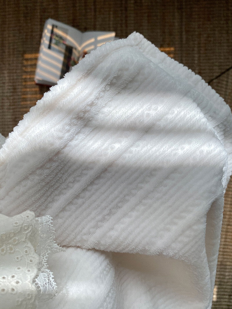 Velvet Dreams Lace Trim Pajama Set