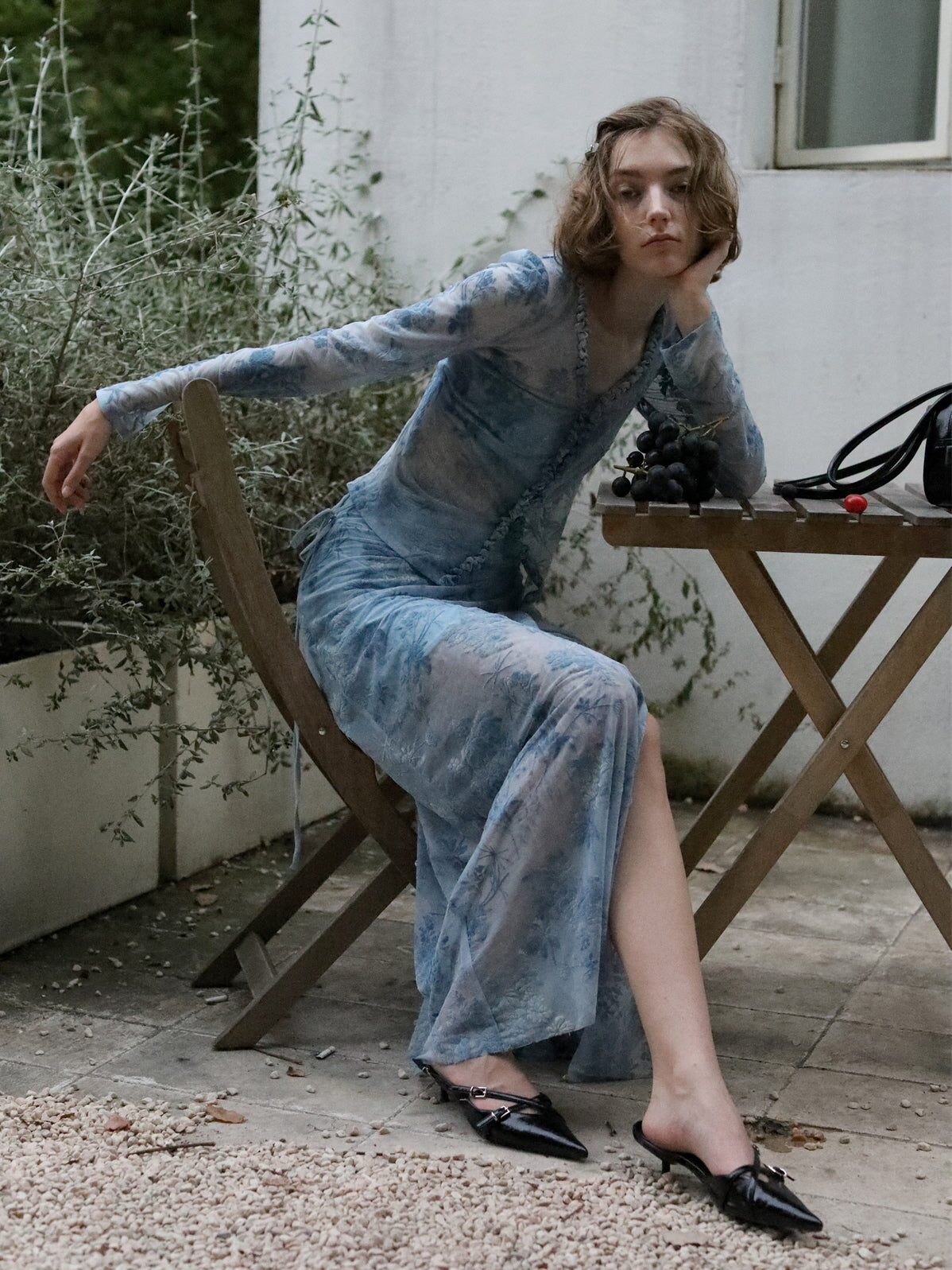 Ethereal Flora Wrap Skirt